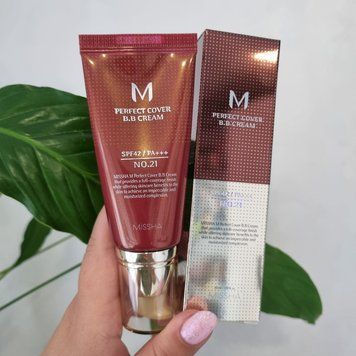 BB крем Missha M Perfect Cover BB Cream SPF42 PA++ №21 Light Beige 11388/1 фото