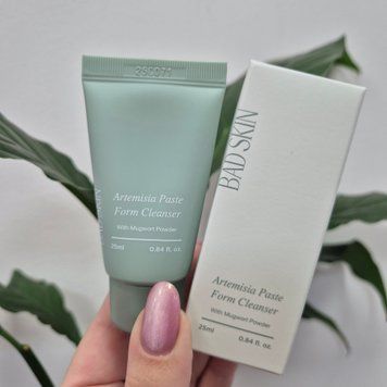 Кремовая пенка для умывания с полынью Bad Skin Artemisia Paste Form Cleanser 13044 фото
