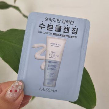Увлажняющая пенка для умывания Missha Super Aqua Ultra Hyalron Foaming Cleanser 202612/1 фото