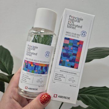 Увлажняющий тонер с гиалуроновой кислотой Aberede Principle Natural Rich Hydrated Toner 13219 фото