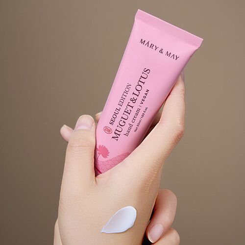 Увлажняющий крем для рук с ароматом ландыша и лотоса Mary&May Muguet & Lotus Hand Cream 12677 фото
