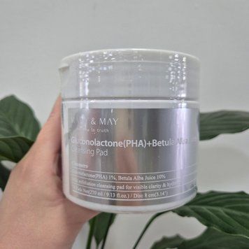 Очищающие пады с PHA-кислотой и березовым соком Mary&May Gluconolactone (PHA) + Betula Alba Juice Cleansing Pad 13220 фото