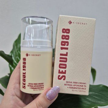 Антивіковий крем для обличчя з ретиналем і ферментованим рисом K-SECRET SEOUL 1988 Cream : Retinal Liposome 1% + Fermented Rice 12891 фото