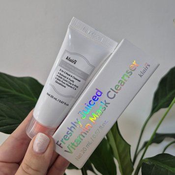 Очищающая пенка-маска 2в1 Dear Klairs Freshly Juiced Vitamin Mask Cleanser 13390 фото