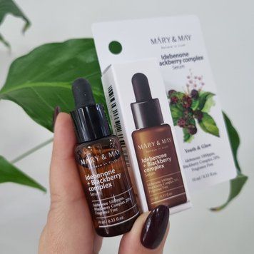 Сыворотка антиоксидантная с идебеноном и ежевичным комплексом Mary&May Idebenone + Blackberry Complex Serum 12075 фото