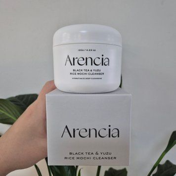 Очищающая паста с черным чаем и рисом Arencia Black Tea Rice Mochi Cleanser 13436 фото