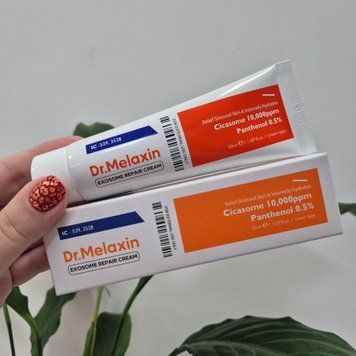 Відновлюючий крем з екзосомами центели Dr.Melaxin Exosome Repair Cream 13222 фото