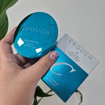 Увлажняющая коллагеновая пудра со сменным блоком Enough Collagen 3X Moisture Two-Way Cake SPF28 PA++ #13N 12003 фото