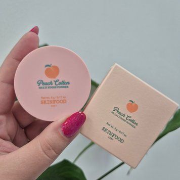 Матирующая пудра с экстрактом персика Skinfood Peach Cotton Multi Finish Powder 12641 фото
