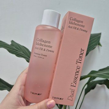 Антивозрастной тонер-эссенция с коллагеном и идебеноном Trimay Collagen Idebenone Acti Fill & Firming Essence Toner 13132 фото