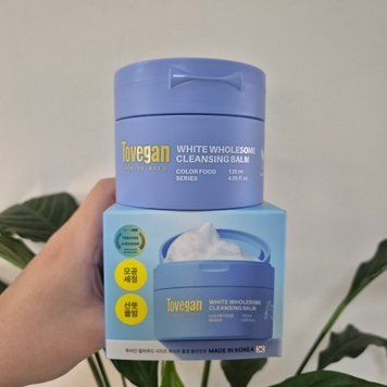 Мягкий гидрофильный бальзам Tovegan Colorfood Series White Wholesome Cleansing Balm 13438 фото