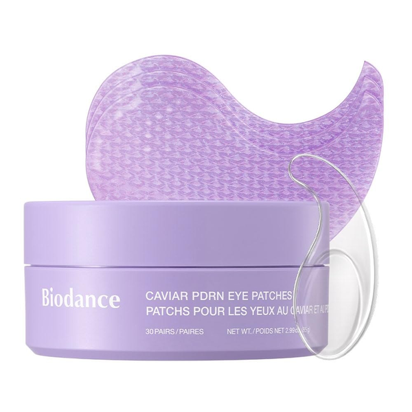 Омолоджуючі гідрогелеві патчі з ікрою та PDRN Biodance Caviar PDRN Eye Patches 13224 фото