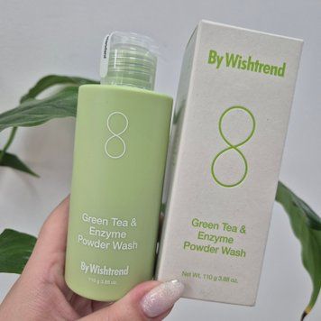 Энзимная пудра с зеленым чаем By Wishtrend Green Tea & Enzyme Powder Wash 12562 фото