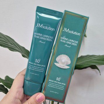 Увлажняющий солнцезащитный крем с морским комплексом JMsolution Marine Luminous Pearl Sunscreen 13134 фото
