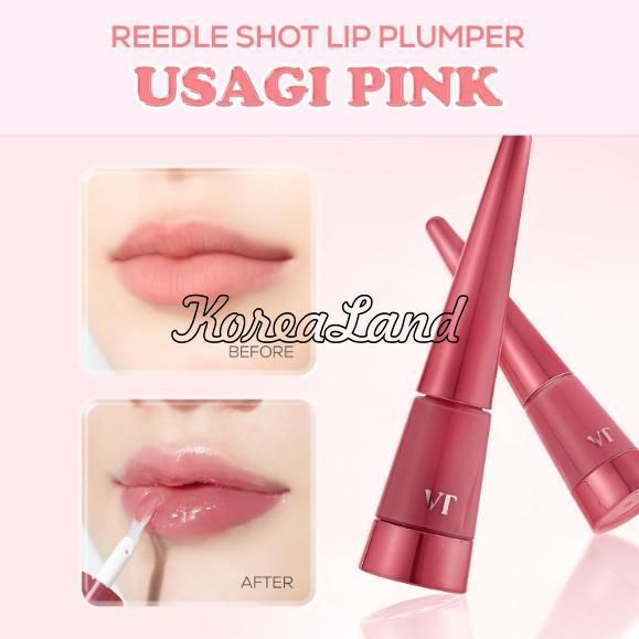 Блеск-плампер для губ с микроиглами VT Cosmetics Reedle Shot Lip Plumper Usagi Pink 13440 фото