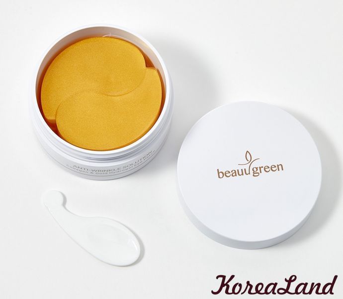 Гідрогелеві патчі з колагеном і золотом BeauuGreen Collagen & Gold Hydrogel Eye Patch 13226 фото