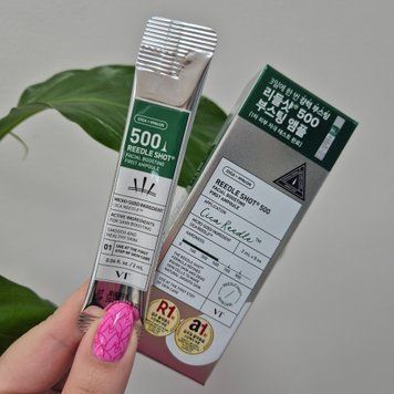 Сыворотка-бустер с микроиглами и центеллой VT Reedle Shot 500 Facial Boosting First Ampoule 12285 фото