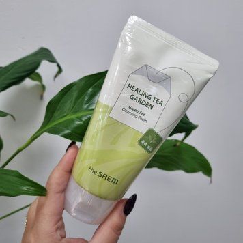 Пенка для умывания с экстрактом зеленого чая The Saem Healing Tea Garden Green Tea Cleansing Foam 12141 фото