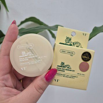 Рассыпчатая матирующая пудра с центеллой азиатской и SPF VT Cosmetics Cica No-Sebum UV Powder copy_12004 фото