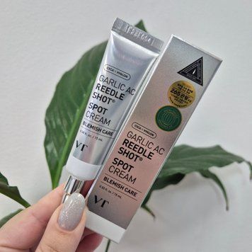 Точечный крем против воспалений с экстрактом чеснока VT Garlic AC Reedle Shot Spot Cream 13014 фото