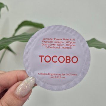 Освітлюючий гель-крем для шкіри навколо очей Tocobo Collagen Brightening Eye Gel Cream 12024/1 фото