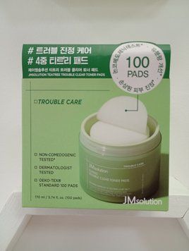 Успокаивающие тонер-пады с чайным деревом JMsolution Tea Tree Trouble Clear Toner Pads 13138 фото