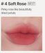 Матовая помада для губ Innisfree Airy Matte Lipstick #4 Soft Rose 13228 фото 3