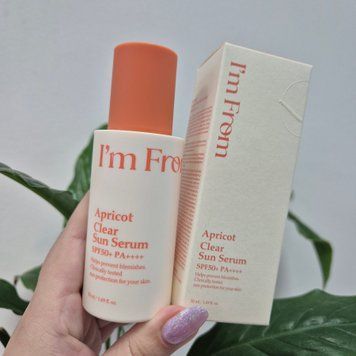 Сонцезахисна сироватка з абрикосом I'm From Apricot Clear Sun Serum SPF50+ PA++++ 12898 фото