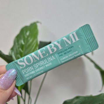 Охлаждающая маска-сорбет со спирулиной и PDRN Some By Mi PDRN Spirulina Soothing Sherbet Mask 12899 фото
