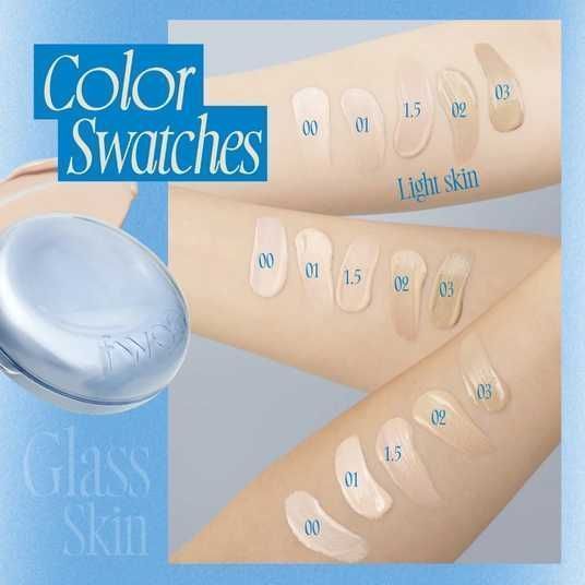 Сяючий тональний кушон FWEE Cushion Glass Natural SPF50+ PA+++ 13230 фото