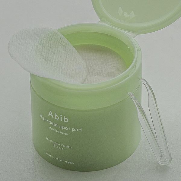 Успокаивающие пады с экстрактом гуттуинии Abib Heartleaf Spot Pad Calming Touch 12649 фото