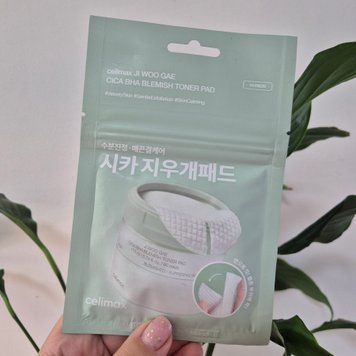 Заспокійливі тонер-пади з комплексом кислот Celimax Ji Woo Gae Cica BHA Blemish Toner Pad 13358 фото