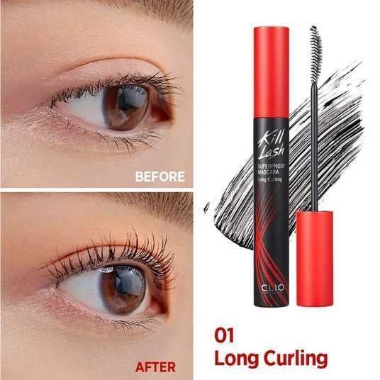 Стійка туш для подовження та підкручування вій CLIO Kill Lash Superproof Mascara Long Curling 13232 фото