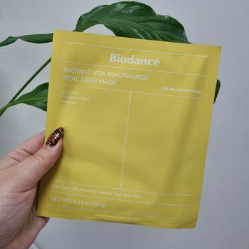 Ночная гидрогелевая маска с витамином С и ниацинамидом Biodance Radiant Vita Niacinamide Real Deep Mask 12245 фото