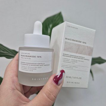 Осветляющая ампула с ниацинамидом и микроиглами Skin1004 Lab in Nature Niacinamide 10 Boosting Shot Ampoule 12939 фото