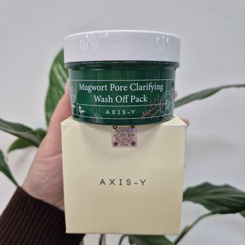 Глиняная маска с экстрактом полыни Axis-Y Mugwort Pore Clarifying Wash Off Pack 13105 фото