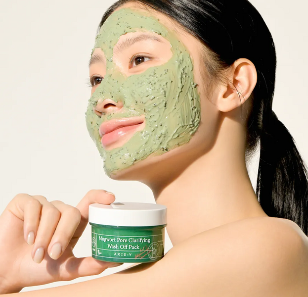 Глиняная маска с экстрактом полыни Axis-Y Mugwort Pore Clarifying Wash Off Pack 13105 фото