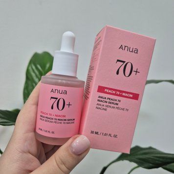 Осветляющая сыворотка с персиком и ниацинамидом Anua Peach 70% Niacin Serum 12347 фото