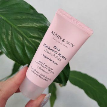 Увлажняющая глиняная маска Mary & May Rose Hyaluronic Hydra Wash Off Pack  11337/2 фото
