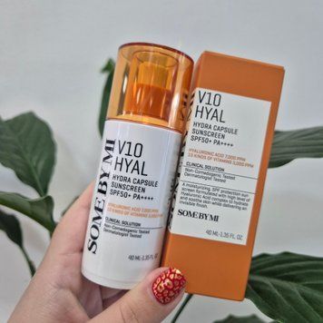 Зволожуючий сонцезахисний крем з комплексом вітамінів Some By Mi V10 Hyal Hydra Capsule Sunscreen SPF50+ PA++++ 13236 фото