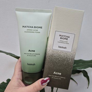 Пенка для умывания с зеленым чаем Heimish Matcha Biome Amino Acne Cleansing Foam 12982 фото
