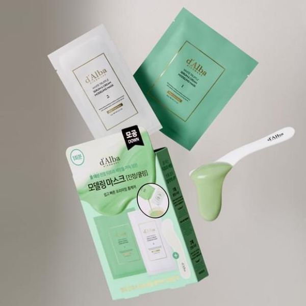 Успокаивающая моделирующая маска с белым трюфелем d'Alba White Truffle Serum & Cream Modeling Mask Calming/Cooling 12864 фото