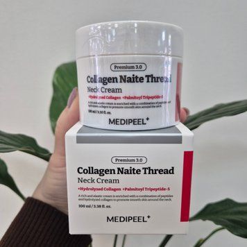Подтягивающий пептидный крем для шеи и декольте Medi-Peel Premium Collagen Naite Thread Neck Cream 3.0 13107 фото
