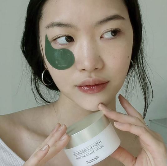 Гідрогелеві патчі з екстрактом зеленого чаю Heimish Matcha Biome Hydrogel Eye Patch 12983 фото