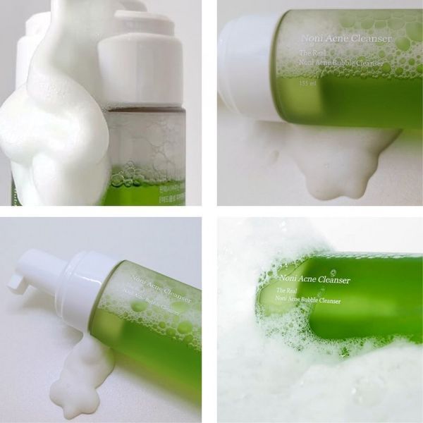 Пінка-мус для вмивання з екстрактом ноні Celimax Noni Acne Bubble Cleanser 12442 фото