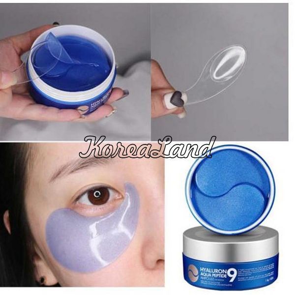 Увлажняющие патчи с гиалуроновой кислотой и пептидами Medi-Peel Hyaluron Aqua Peptide 9 Ampoule Eye Patch 11569 фото