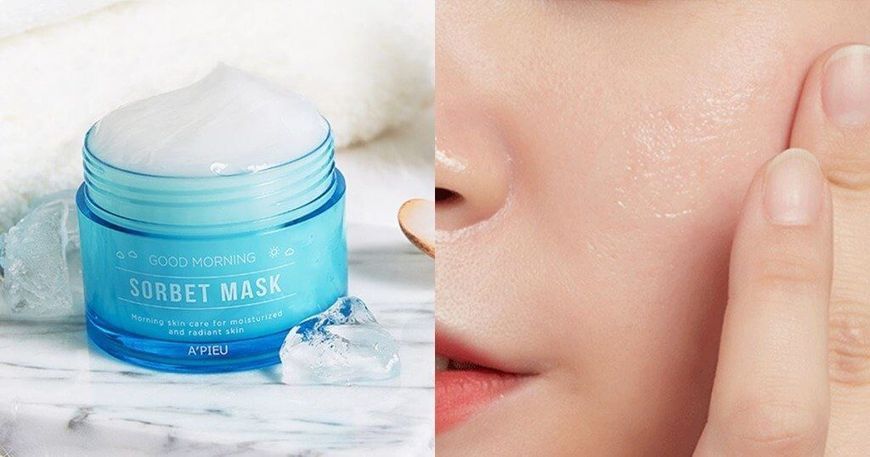 Утренняя маска-сорбет A'pieu Good Morning Sorbet Mask 12143 фото