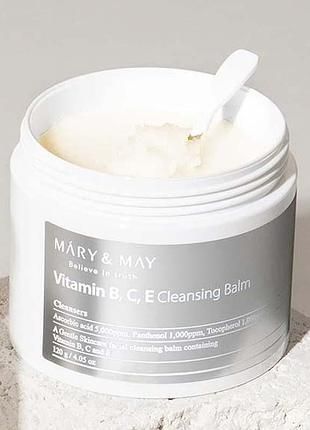 Гідрофільний бальзам із вітамінами B, C і E Mary&May Vitamin B,C,E Cleansing Balm 12786 фото