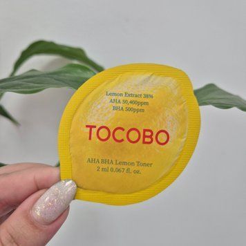 Лимонный тонер с кислотами AHA, BHA и витамином С Tocobo AHA BHA Lemon Toner 12621 фото