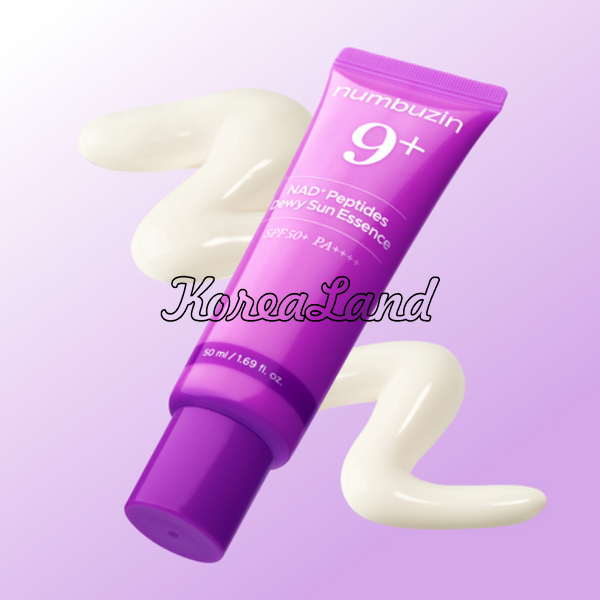 Солнцезащитная эссенция с NAD и пептидами Numbuzin No.9 NAD+ Peptide Dewy Sun Essence SPF50+ PA++++ 13329 фото